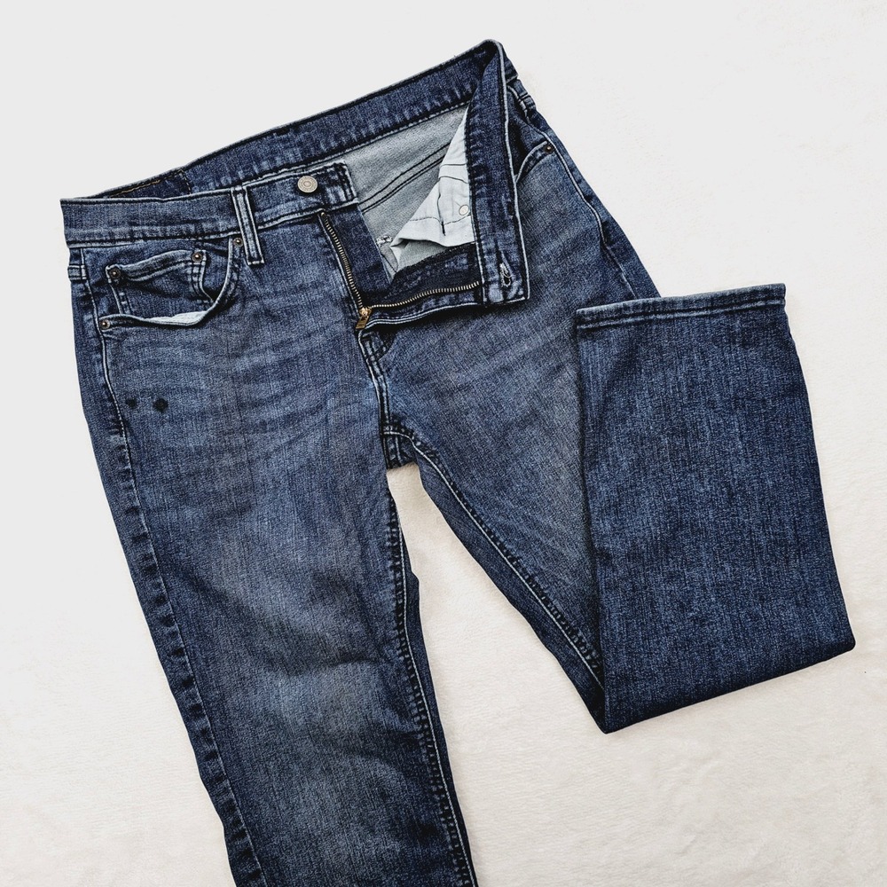 Levi's 541 Athletic Taper Jeans Mens 31x28 Blue Wash Stretch Denim Casual